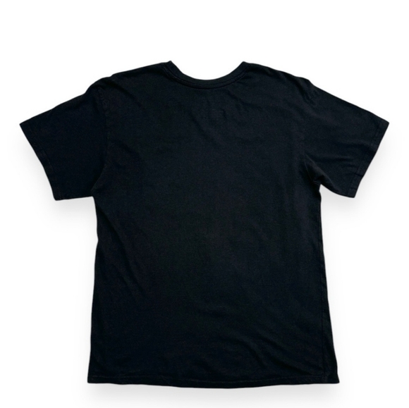 BROOKLYN VERTICAL Black Graphic Crewneck Shirt Skeleton Surfer - Picture 2 of 5